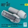 RESKIT RSU32-0213 F/A-18 Super Hornet/EA-18G Growler exhaust nozzles type 2 for Trumpeter kit (3D Printed) (1/32)
